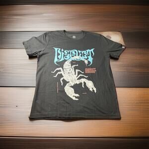 PBW Black T-shirt big logo scorpion dollar bill Kool Graffiti Wording Sz-L